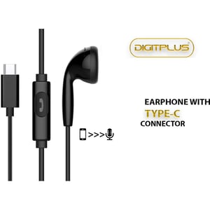 

Digitplus DP-B609 Stereo USB-C In Earphones Black