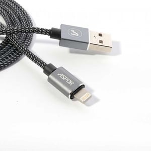 

Aspor Lightning Cable 1.2m Black/Grey