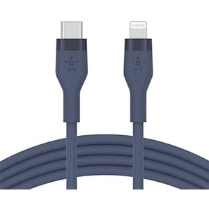 

Belkin Boost Charge Flex Usb-c To Lightning Connector Soft-touch Silicone, 1m - Blue