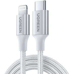 

Ugreen USB-C To Lightning Cable 1m Silver