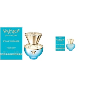

Versace Bundle Offer Of Dylan Turquoise Edt 100ml & Mini 5ml For Women