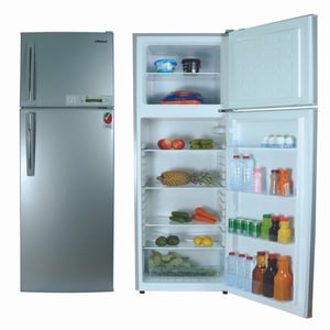 Nobel Double Door Rerigerator Silver 275l R600a Nr300s