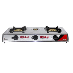 Nobel Gas Stove Stainless Steel Brass Auto Ignition Tripple Burner Ngt3007