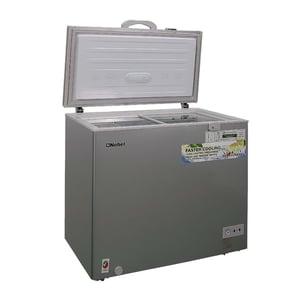 

Nobel Single Door Freezer Silver 200 Litres Gas R600a Glass Sliding Door Lock And Key