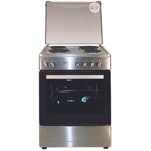 Nobel Electric Cooker Inox 60x55 cm 4 Hot Plate Electric Oven Turkey - NGC6400