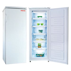 

Nikai 350 Liters Upright Freezer With Sturdy Slide Out Shelves, White - Nuf350n2w