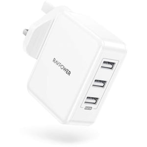 

Ravpower 30W 3-Port Wall Charger White