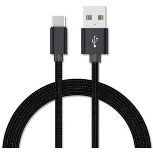 

Maxguard Veloce-Series Nylon Braided Lightning Cable 1m Black