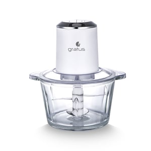 Gratus Hand Chopper GCP2621FEC Quadra Blade- 2 Ltr Capacity