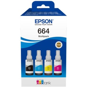 

Epson T664 Ink Bottle 4 Pack