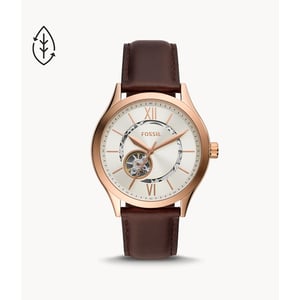 Fossil Fenmore Automatic Brown Leather Watch BQ2650