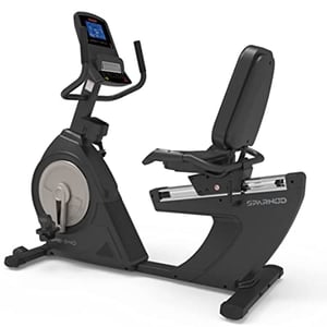 Sparnod Fitness Srb-340 Semi Commercial Recumbent Exercise Bike Cycle For Home Gym