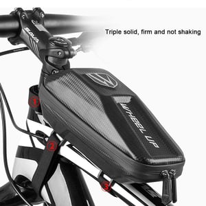 Wheel Up Mountain Bike Frame Bag, Bicycles Top Tube Bag With Waterproof And Stable, Road Bicycle Storage Bag For Cell Phone And Professional Cycling Accessories