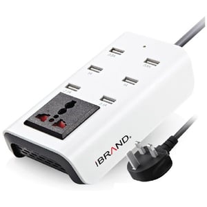 

iBrand 6 Port Home Charger White