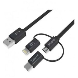 

Cellairis 3-in-1 USB Cable Black