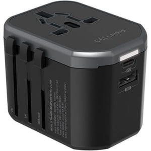 

Cellairis World Travel Adapter Black