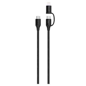 

Cellairis 2-in-1 USB Cable 1m Black