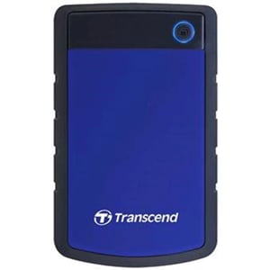 

Transcend StoreJet 25H3 External Hard Drive USB 3.1 4TB Blue TS-4TSJ25H3B