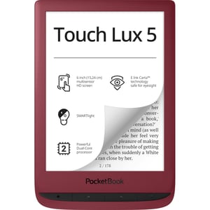 Pocketbook Touch Lux 5 Ebook Reader 6inch Red