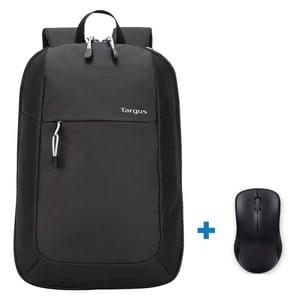 Targus TSB966GL/1620WM 15.6" Intellect Essentials Backpack + Rapoo 1620 Wireless Optical Mouse