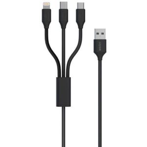 

Green Universal 3-in-1 Cable 1.2m Black