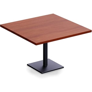 

Ristoran 500X500E120 4 Seater Square Base Cafe Dining Meeting Table Apple Cherry