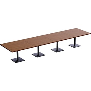 

Ristoran 500x500e-480 16 Seater Square Base Cafe-dining-meeting Table Dark Walnut