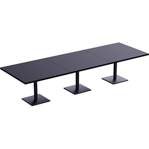 

Ristoran 500X500E360 12 Seater Square Base Cafe Dining Meeting Table Black