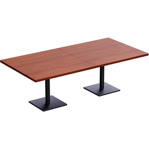 

Ristoran 500X500E240 8 Seater Square Base Cafe Dining Meeting Table Apple Cherry