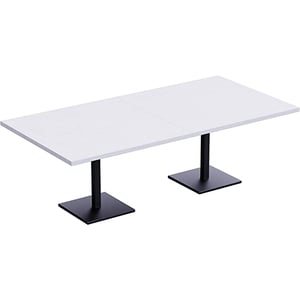 

Ristoran 500X500E240 8 Seater Square Base Cafe Dining Meeting Table White