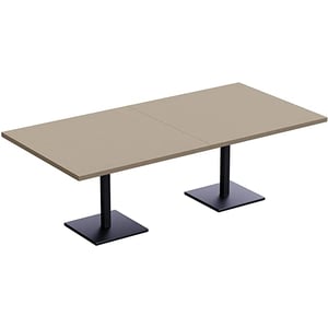 

Ristoran 500X500E240 8 Seater Square Base Cafe Dining Meeting Table Linen