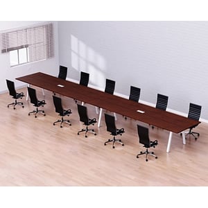 

Bentuk 13948 12 Seater Apple Cherry Conference Meeting Table