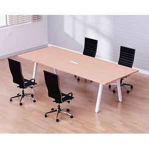 

Bentuk 13918 4 Seater Oak Conference Meeting Table