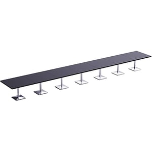 

Ristoran 500Pe840 28 Seater Square Modular Pantry Table Black