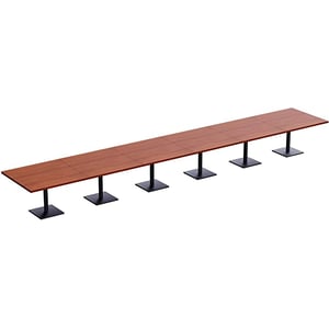 

Ristoran 500x500e-600 20 Seater Square Base Cafe-dining-meeting Table Apple Cherry