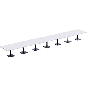 

Ristoran 500x500e-840 28 Seater Square Base Cafe-dining-meeting Table White