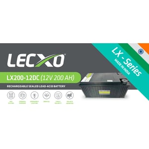 

Lecxo 12V 200AH Deep Cycle Maintenance Free
