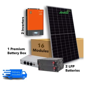 

10kva Premium Solar Kit With 10kwh Lithium Batteries