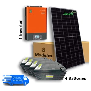 

5kva Lite Solar Kit With 10kwh Agm Batteries