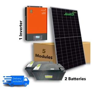 

3KVA Lite Solar Kit With 5KWh AGM Batteries