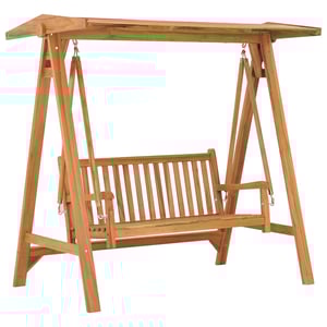 Vidaxl Swing Bench 170 Cm Solid Teak Wood