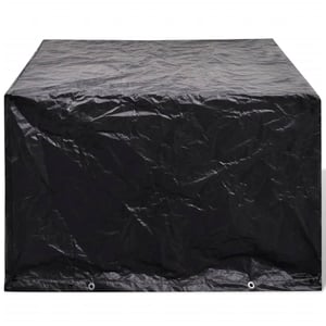 

Vidaxl Garden Furniture Cover 4 Person Poly Rattan Set 8 Eyelets 113 X 113cm