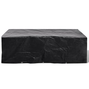 

Vidaxl Garden Furniture Cover 8 Person Poly Rattan Set 10 Eyelets 300x140cm