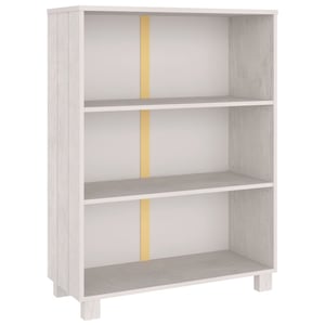 

vidaXL Book Cabinet HAMAR White 85x35x112 cm Solid Wood Pine