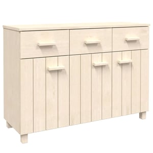 vidaXL Sideboard HAMAR Honey Brown 113x40x80 cm Solid Wood Pine