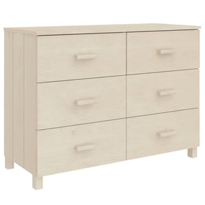 vidaXL Sideboard HAMAR Honey Brown 113x40x80 cm Solid Wood Pine