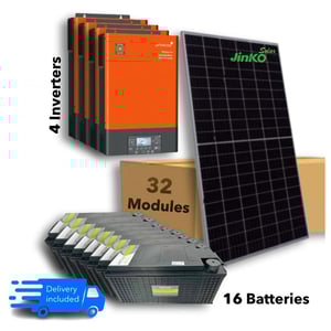 

20kva Lite Solar Kit With 40 Kwh Agm Batteries