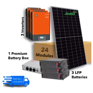 

15kva Premium Solar Kit With 15kwh Lithium Batteries