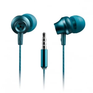 Canyon Sep-3 Stereo Earphones With Microphone Metallic Shell Cable Length 1.2m Blue-Green