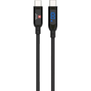 

Swiss Military USB-C To USB-C Cable 2m Black